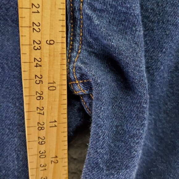 London Jean Jeans Womens 8 Blue Straight Leg Cotton Denim Made In USA - Picture 5 of 8